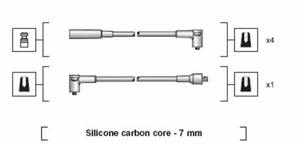 Magneti marelli 941318111109 Провода высоковольтные, комплект 941318111109: Отличная цена - Купить в Польше на 2407.PL!