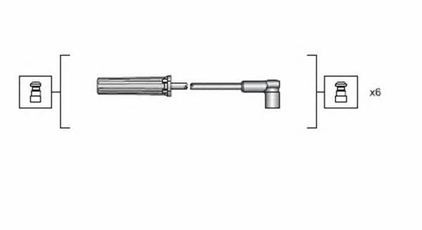 Magneti marelli 941318111143 Ignition cable kit 941318111143: Buy near me in Poland at 2407.PL - Good price!