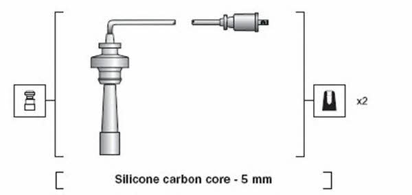 Magneti marelli 941318111192 Ignition cable kit 941318111192: Buy near me in Poland at 2407.PL - Good price!