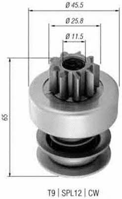 Magneti marelli 940113020364 Freewheel gear, starter 940113020364: Buy near me at 2407.PL in Poland at an Affordable price!
