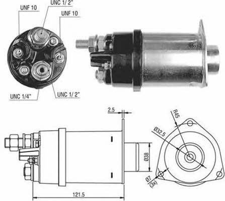 Magneti marelli 940113050038 Przekaźnik rozrusznika ze zworą wciąganą 940113050038: Dobra cena w Polsce na 2407.PL - Kup Teraz!