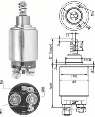 Magneti marelli 940113050178 Przekaźnik rozrusznika ze zworą wciąganą 940113050178: Dobra cena w Polsce na 2407.PL - Kup Teraz!