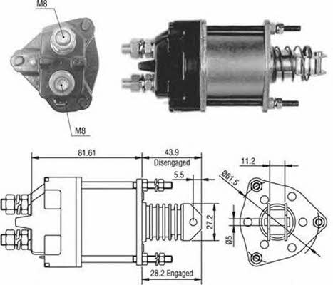 Magneti marelli 940113050391 Przekaźnik rozrusznika ze zworą wciąganą 940113050391: Dobra cena w Polsce na 2407.PL - Kup Teraz!