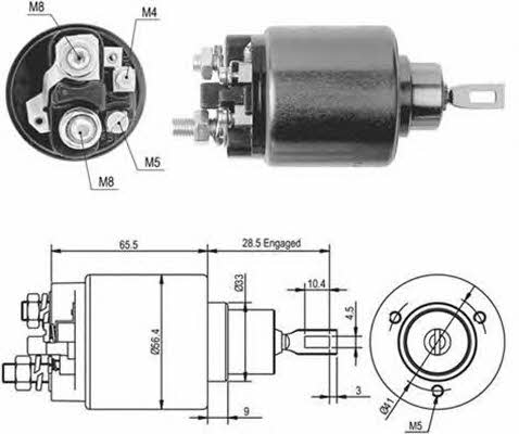 Magneti marelli 940113050434 Przekaźnik rozrusznika ze zworą wciąganą 940113050434: Dobra cena w Polsce na 2407.PL - Kup Teraz!