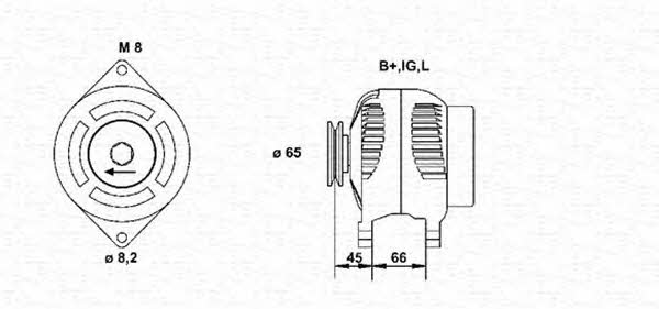 Magneti marelli 943346024010 Alternator 943346024010: Dobra cena w Polsce na 2407.PL - Kup Teraz!