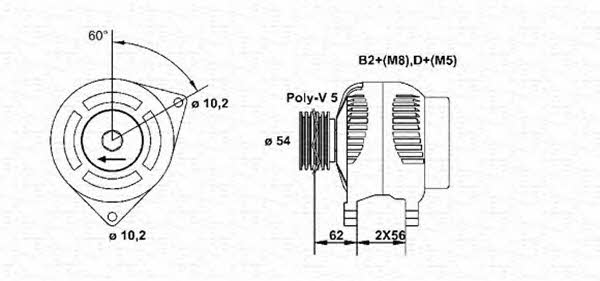 Magneti marelli 943355047010 Alternator 943355047010: Dobra cena w Polsce na 2407.PL - Kup Teraz!