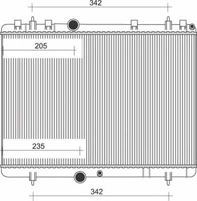 Magneti marelli 350213880000 Радіатор охолодження двигуна 350213880000: Приваблива ціна - Купити у Польщі на 2407.PL!