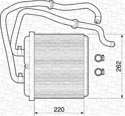 Magneti marelli 350218072000 Nagrzewnica ogrzewania kabiny 350218072000: Dobra cena w Polsce na 2407.PL - Kup Teraz!