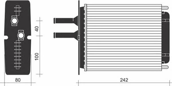 Magneti Marelli 350218255000 Wärmetauscher, innenraumheizung 350218255000: Kaufen Sie zu einem guten Preis in Polen bei 2407.PL!