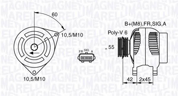 Купити Magneti marelli 063377416010 за низькою ціною в Польщі!