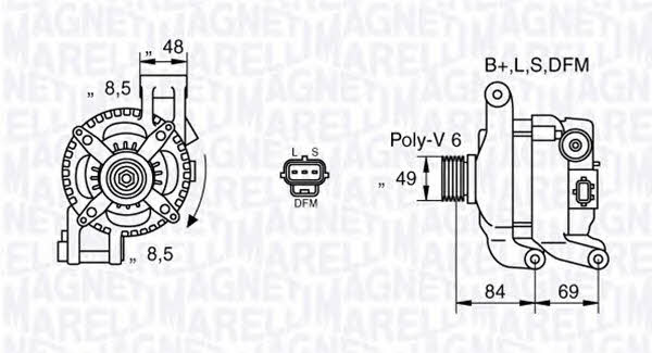 Magneti marelli 063377417010 Генератор 063377417010: Приваблива ціна - Купити у Польщі на 2407.PL!