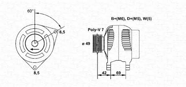 Magneti marelli 063341321010 Alternator 063341321010: Dobra cena w Polsce na 2407.PL - Kup Teraz!