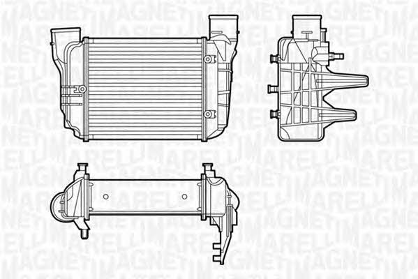 Magneti marelli 351319201170 Intercooler, charger 351319201170: Buy near me in Poland at 2407.PL - Good price!
