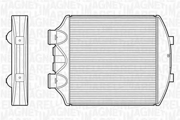 Magneti marelli 351319201660 Intercooler, charger 351319201660: Buy near me in Poland at 2407.PL - Good price!