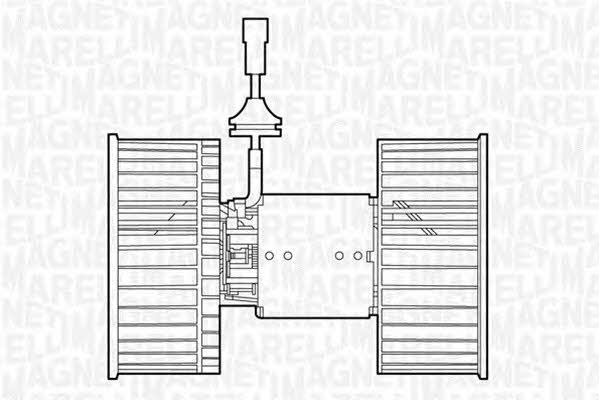 Magneti marelli 069412535010 Электродвигатель вентиляции салона 069412535010: Отличная цена - Купить в Польше на 2407.PL!