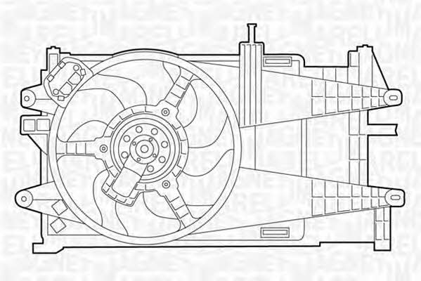 Magneti marelli 069422038010 Вентилятор радиатора охлаждения 069422038010: Отличная цена - Купить в Польше на 2407.PL!