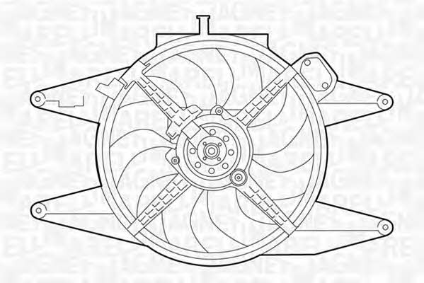 Magneti marelli 069422042010 Hub, engine cooling fan wheel 069422042010: Buy near me in Poland at 2407.PL - Good price!