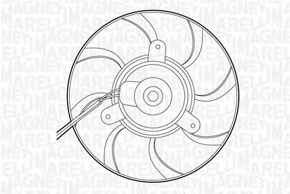 Magneti marelli 069422262010 Hub, engine cooling fan wheel 069422262010: Buy near me at 2407.PL in Poland at an Affordable price!