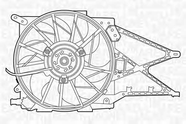 Magneti marelli 069422343010 Вентилятор радиатора охлаждения 069422343010: Отличная цена - Купить в Польше на 2407.PL!