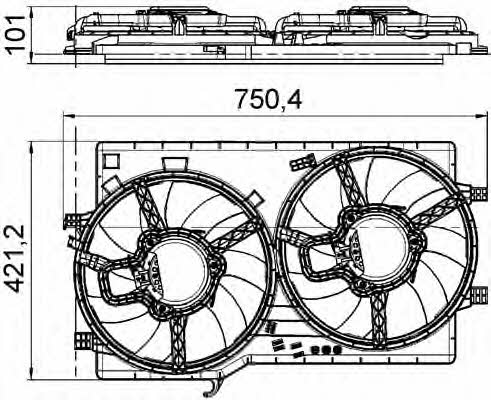 Magneti Marelli 069422458010 Nabe, Lüfterrad-Motorkühlung 069422458010: Kaufen Sie zu einem guten Preis in Polen bei 2407.PL!