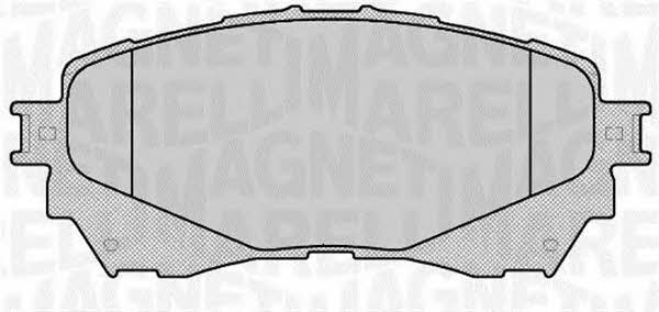 Magneti marelli 363916060677 Brake Pad Set, disc brake 363916060677: Buy near me in Poland at 2407.PL - Good price!