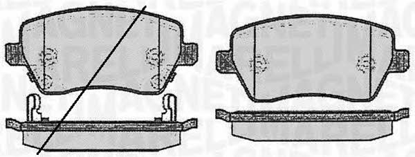 Magneti marelli 363916060594 Brake Pad Set, disc brake 363916060594: Buy near me in Poland at 2407.PL - Good price!