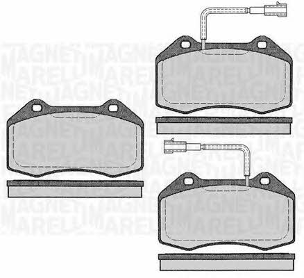 Magneti marelli 363916060591 Brake Pad Set, disc brake 363916060591: Buy near me in Poland at 2407.PL - Good price!