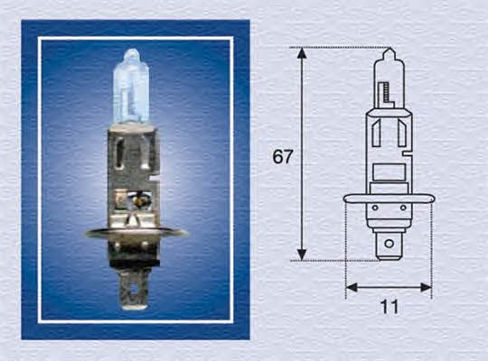 Magneti marelli 002572100000 Лампа галогенна 24В H1 70Вт 002572100000: Приваблива ціна - Купити у Польщі на 2407.PL!