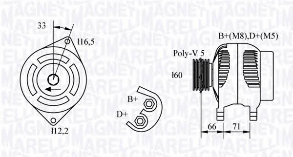 Magneti Marelli 063321328010 Generator 063321328010: Kaufen Sie zu einem guten Preis in Polen bei 2407.PL!