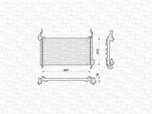 Magneti marelli 350203146000 Радіатор кондиціонера (Конденсатор) 350203146000: Приваблива ціна - Купити у Польщі на 2407.PL!