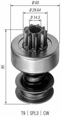 Magneti marelli 940113020010 Freewheel gear, starter 940113020010: Buy near me at 2407.PL in Poland at an Affordable price!