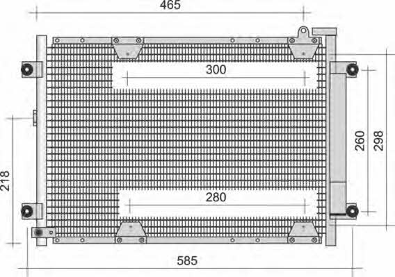 Magneti marelli 350203353000 Радіатор кондиціонера (Конденсатор) 350203353000: Приваблива ціна - Купити у Польщі на 2407.PL!