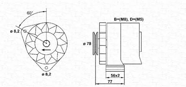 Magneti marelli 943356803010 Alternator 943356803010: Buy near me in Poland at 2407.PL - Good price!