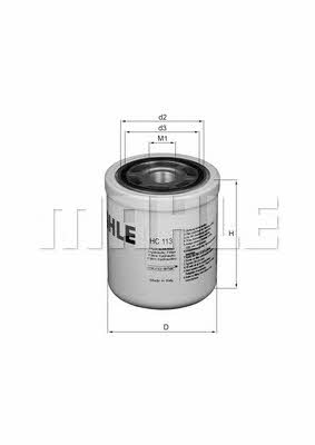 Mahle/Knecht HC 113 Automatic transmission filter HC113: Buy near me in Poland at 2407.PL - Good price!