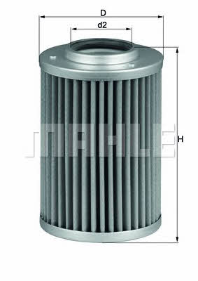 Mahle/Knecht HX 40 Automatic transmission filter HX40: Buy near me in Poland at 2407.PL - Good price!