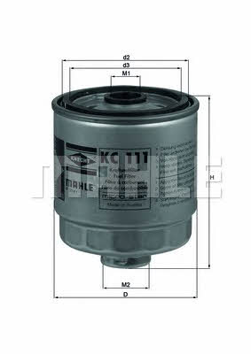 Mahle/Knecht KC 111 Fuel filter KC111: Buy near me at 2407.PL in Poland at an Affordable price!