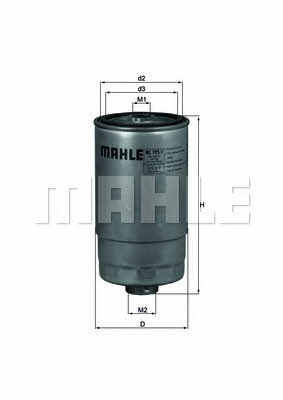 Mahle/Knecht KC 195/1 Fuel filter KC1951: Buy near me at 2407.PL in Poland at an Affordable price!
