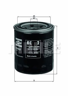 Mahle/Knecht KC 2 Fuel filter KC2: Buy near me at 2407.PL in Poland at an Affordable price!