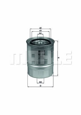 Mahle/Knecht KC 236 Fuel filter KC236: Buy near me in Poland at 2407.PL - Good price!