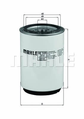 Mahle/Knecht KC 249D Fuel filter KC249D: Buy near me in Poland at 2407.PL - Good price!