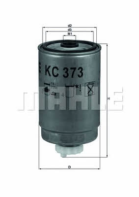 Mahle/Knecht KC 373 Kraftstofffilter KC373: Kaufen Sie zu einem guten Preis in Polen bei 2407.PL!