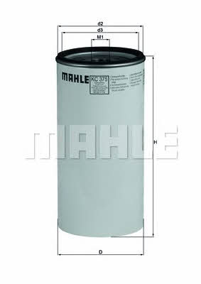 Mahle/Knecht KC 375D Fuel filter KC375D: Buy near me in Poland at 2407.PL - Good price!