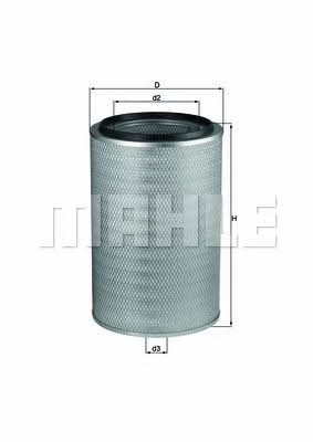 Mahle/Knecht LX 768 Air filter LX768: Buy near me in Poland at 2407.PL - Good price!
