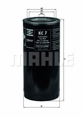 Топливный фильтр Mahle&#x2F;Knecht KC 7