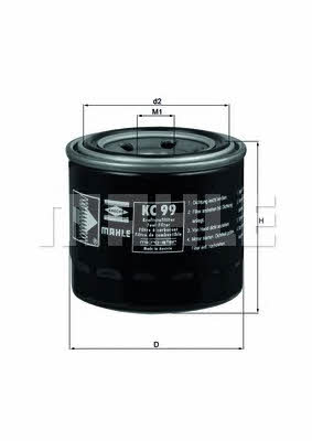 Mahle/Knecht KC 99 Fuel filter KC99: Buy near me in Poland at 2407.PL - Good price!