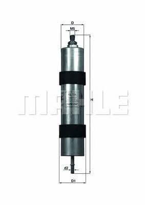 Mahle/Knecht KL 104 Fuel filter KL104: Buy near me in Poland at 2407.PL - Good price!