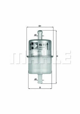 Mahle/Knecht KL 11 OF Fuel filter KL11OF: Buy near me in Poland at 2407.PL - Good price!