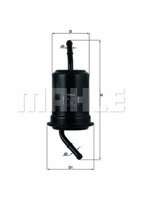 Mahle/Knecht KL 115 Fuel filter KL115: Buy near me in Poland at 2407.PL - Good price!