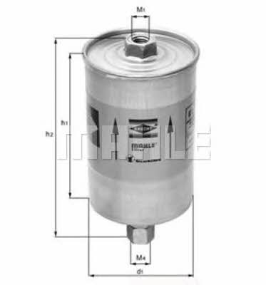 Mahle/Knecht KL 184 Fuel filter KL184: Buy near me in Poland at 2407.PL - Good price!