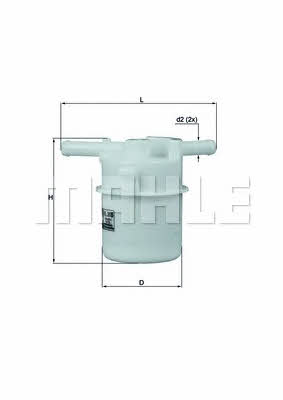 Mahle/Knecht KL 205 Fuel filter KL205: Buy near me in Poland at 2407.PL - Good price!